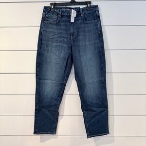 American Eagle Curvy Mom Jeans 12 High Rise Stretch Dark Wash High Rise NWT